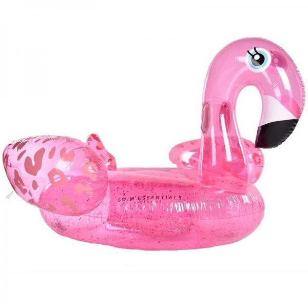 Bouée De Bain - Neon Léopard Flamant Rose - 150 Cm - SwimE-3418119