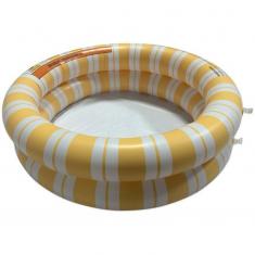 Piscine Bébé - Rayé Orange 60 Cm