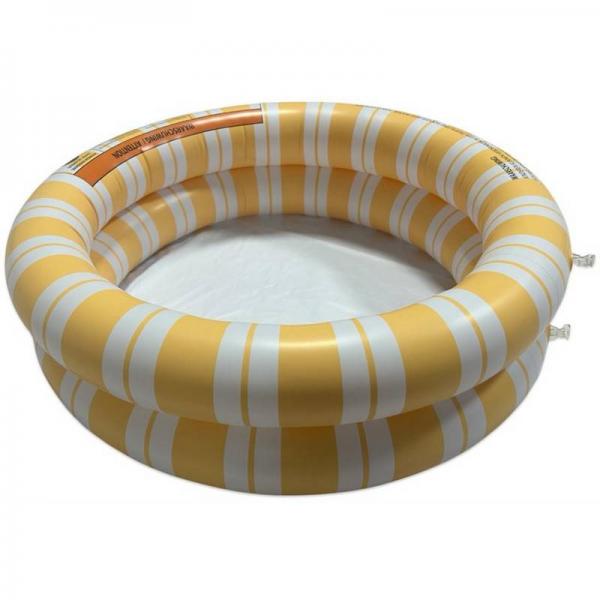 Piscine Bébé - Rayé Orange 60 Cm - SwimE-3423620
