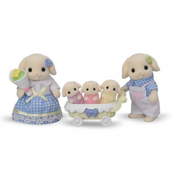 Sylvanian Family: The Lop-eared Rabbit Family - Sylvanian-5735