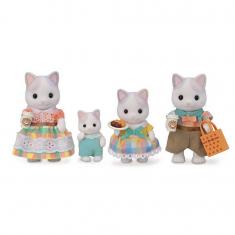 Sylvanian Family: The Latte Cat Family