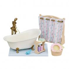 Familia Sylvanian: El set de bañera y ducha