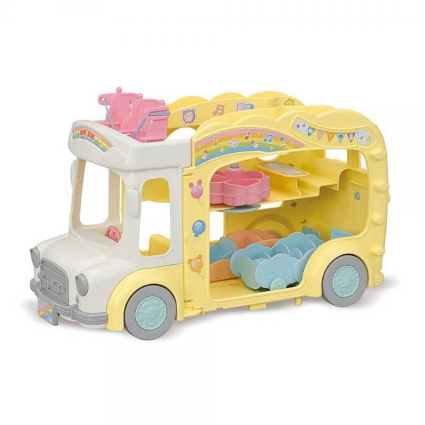 Sylvanian Family: The bus and its playground - Sylvanian-5744