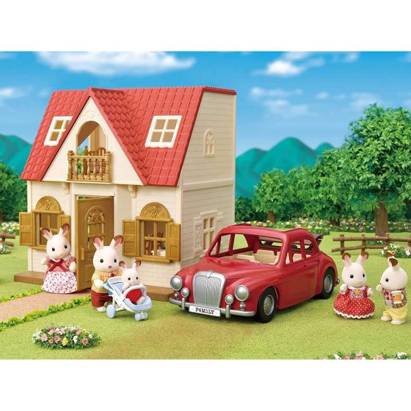 Familias Sylvanian 5448: Coche rojo - Sylvanian-5448