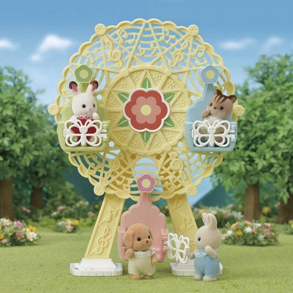 Sylvanian Family 5333: The Ferris Wheel and Milo the Baby Poodle - Sylvanian-5333