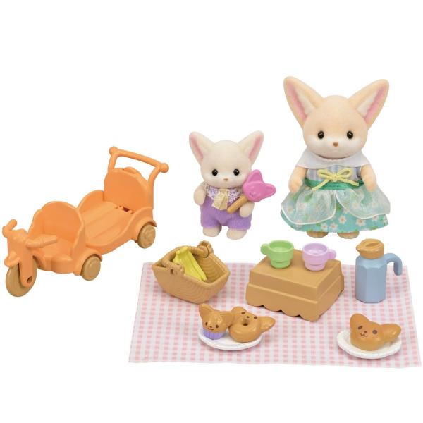 The Fennec brothers and sisters picnic set - Sylvanian-5698