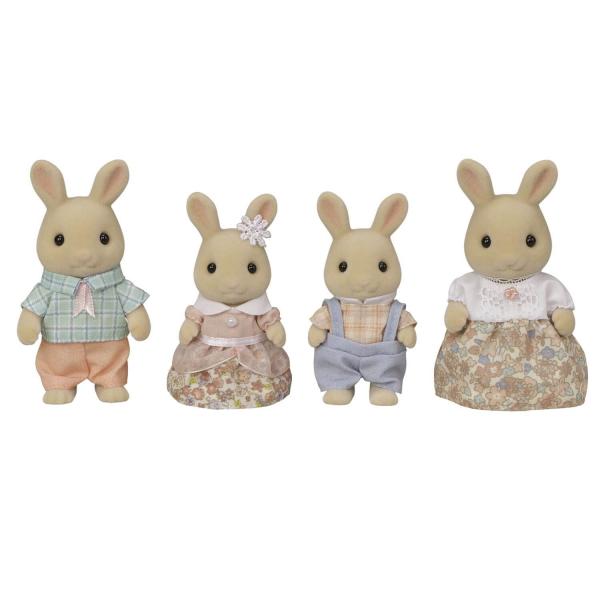 La famille Lapin Crème - Sylvanian-5706