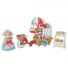 Sylvanian Family 5653 : La maman mouton et son stand de popcorn