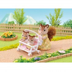 Sylvanian Family 4533 : Poussette double