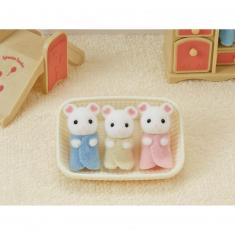 Sylvanian Families 5337 : Les triplés souris Marshmallow