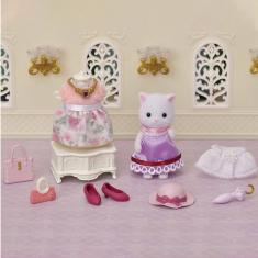 Sylvanian Families 5461 : La valisette de mode et grande soeur chat persan
