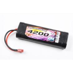 Accu Ni-MH 7.2V 4200mAh Dean T2M 