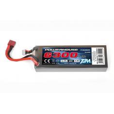 Accu Li-Po  6300mAh 60C 7.4V T2M 