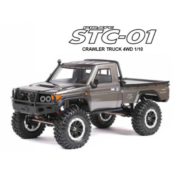 T2M Pirate STC-01 Crawler Tuck 4WD 1:10 RTR Gris - T4973MG