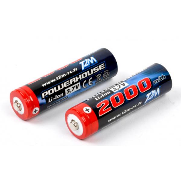 Accus Li-Ion 3,7V 2000mah T2M  - T4933/19