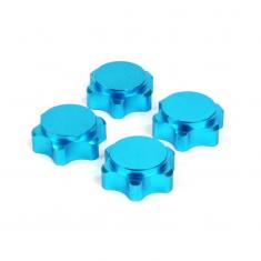 Assortiment 4 pièces Ecrous Alu 17mm