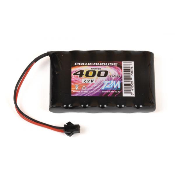 T800/02 - Batterie 7.2V 400mAh NIMH - T2M - T2M-T800/02