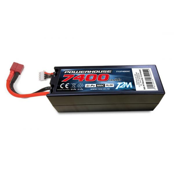 Accu 4S 15.2V 100C HV 7400 mAh T2M  - T2M-T1374004C