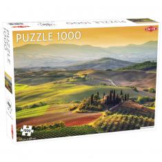 Puzzle 1000 pièces : La Toscane