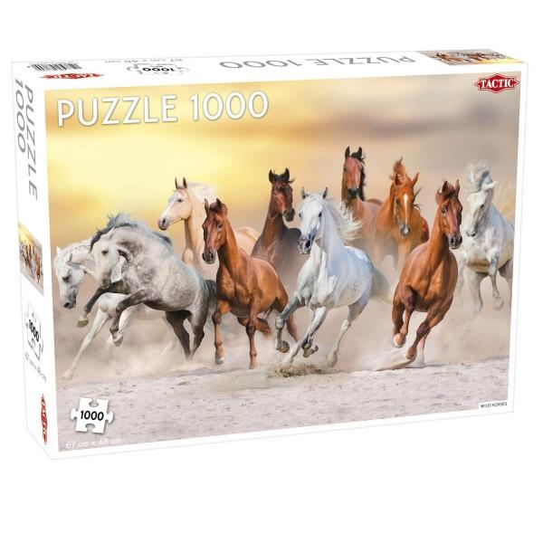 1000 pieces PUZZLE: WILD HORSES - Tactic-56754