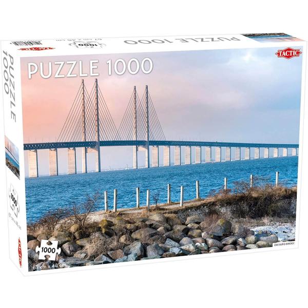 1000 Teile Puzzle: Öresundbrücke - Tactic-56683