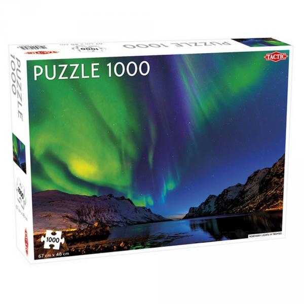 Puzzle 1000 pièces : Les Aurores Boréales - Tactic-56647