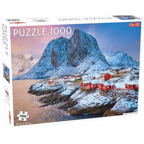 1000 pieces puzzle: Hamnoy fishing - Tactic-56649