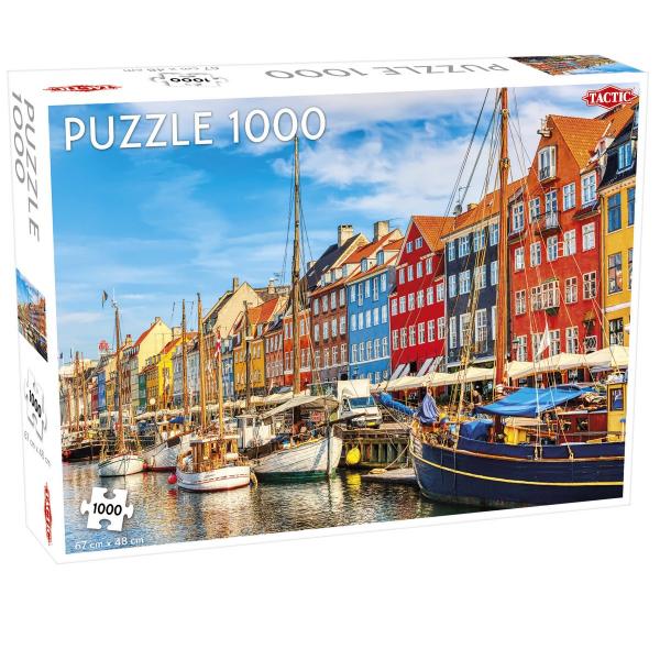 1000 pieces PUZZLE: NYHAVN CANAL - Tactic-56698