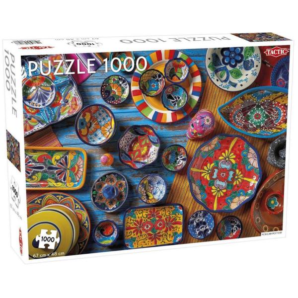 1000 pieces puzzle: Mexican pottery - Tactic-56758