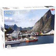 Puzzle 500 pièces : Vue sur les iles Lofoten