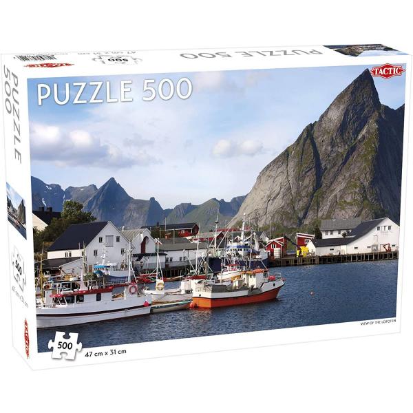 Puzzle 500 pièces : Vue sur les iles Lofoten - Tactic-56642