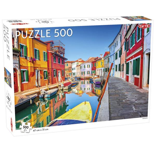 Puzzle 500 pièces : L’île Burano - Tactic-56658