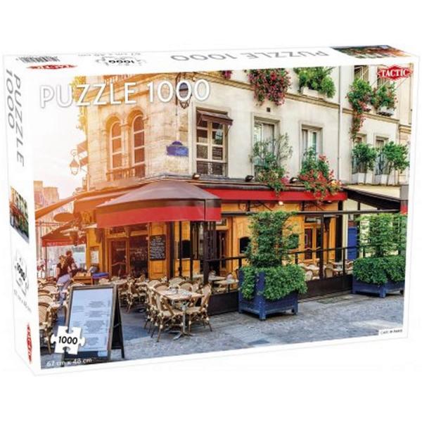 Puzzle 1000 piezas: Café en París - Tactic-58254