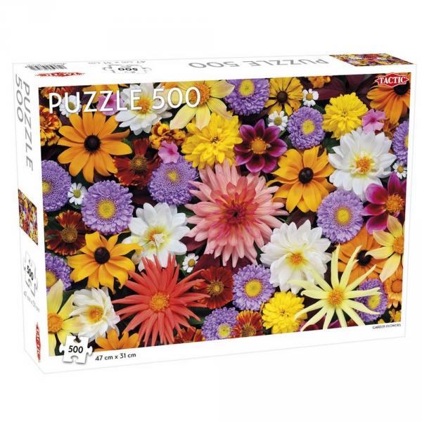 Puzzle 500 pièces : Jardin de fleurs - Tactic-56747