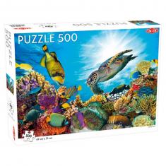 500 pieces puzzle: Coral reef