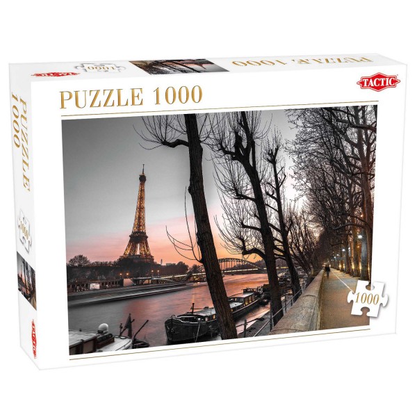 Puzzle 1000 pièces : Paris et la Tour Eiffel - Tactic-52840
