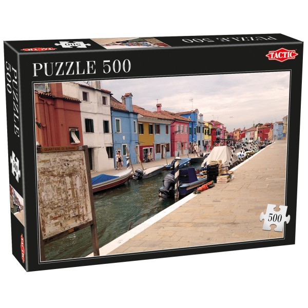 Puzzle 500 pièces : Quartier de Burano - Tactic-53336