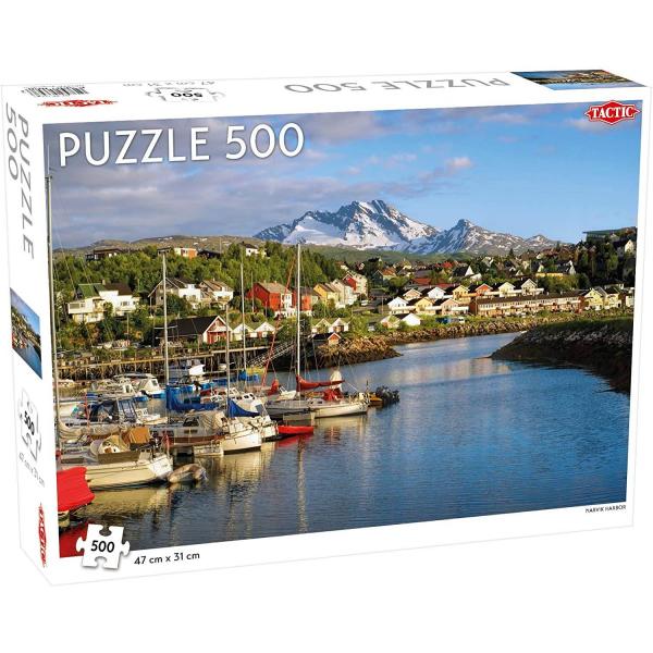 500 pieces Jigsaw Puzzle: Narvik Harbor Port - Tactic-56643