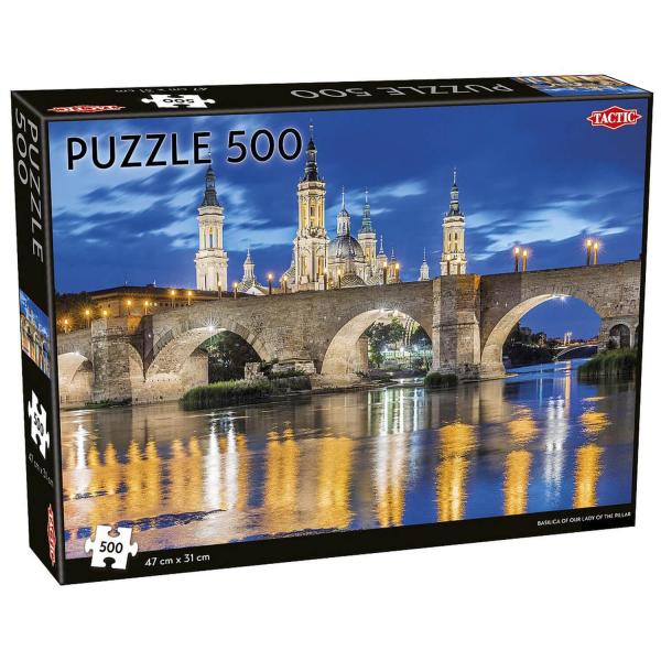 500 pieces puzzle: Basilica of Our Lady of the Pillar - Tactic-55258