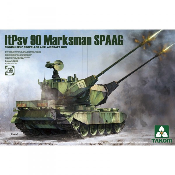 Maquette véhicule militaire : ItPsv 90 Marksman SPAAG - Takom-TAKOM2043