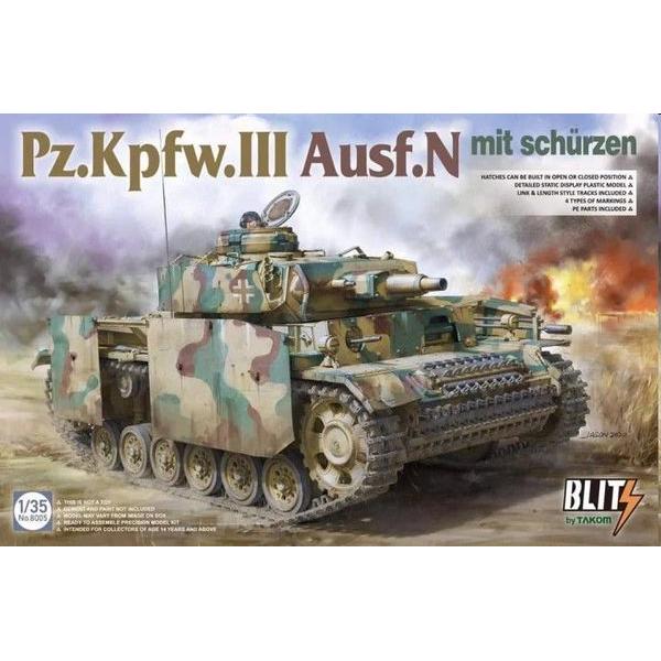 Pz.Kpfw.III Ausf.N mit Schürzen - 1:35e - Takom - TAK8005