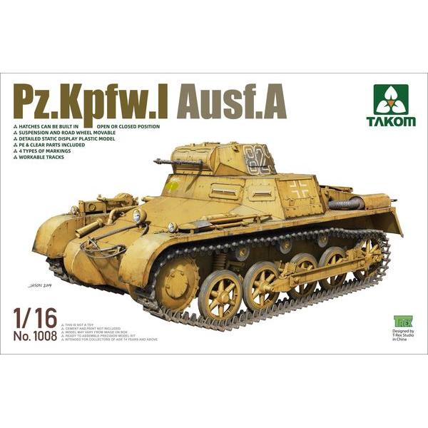 Pz.Kpfw.I Ausf.A - 1:16e - Takom - TAK1008