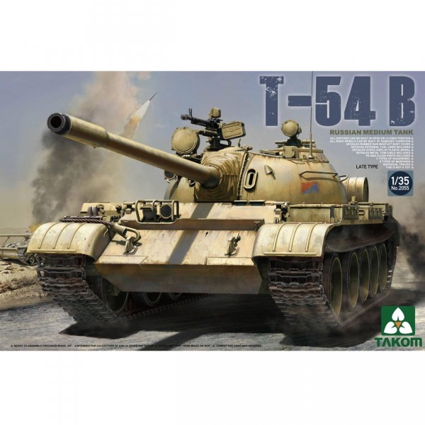 Russian Medium Tank T-54 B Late Type - 1:35e - Takom - Takom-TAKOM2055