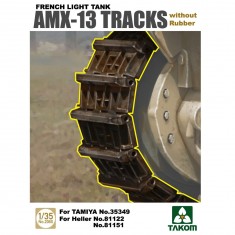 Militärisches Zubehör: AMX-13 Padless Track Set aus Gummi