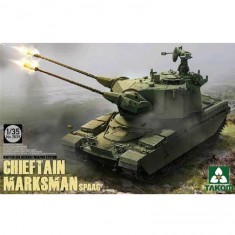 Maquette char britannique : Chieftain Marksman SPAAG