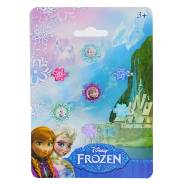 Set de 7 bagues La Reine des Neiges (Frozen) - Taldec-T14972
