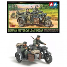 Sidecar Allemand 2ème G.M. - 1/48e - Tamiya