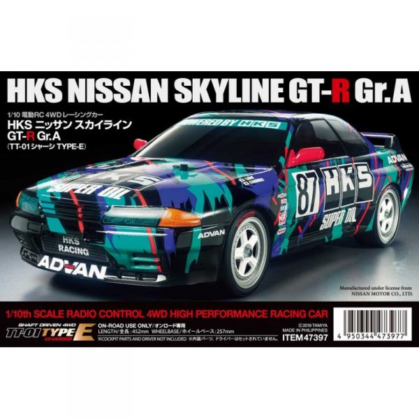 Tamiya HKS TT-01E Nissan Syline GT-R R32 HKS GR.A KIT - 47397