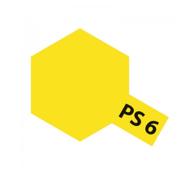 PS6 - Peinture en bombe 100 ml : jaune - Tamiya-05546-86006