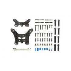 Supports amortisseur carbone TT02B - Tamiya 